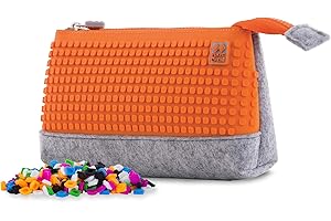 PIXIE CREW Pixie Large Pouch, PXA-01-W03, Crazy Colours : Gris/Orange (100)