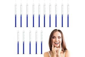 hommova 15 PCS 35% CP Teeth Whitening Gel, 3ML Teeth Bleaching Gel Syringes, Teeth Whitener Gels Refills