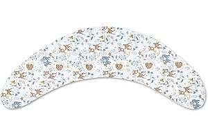 TOTSY BABY Federa per Cuscino allattamento e gravidanza 190cm – Guanciale laterale corpo per dormire sul fianco Supporto perfetto per il riposo e il relax Ideale per maternità e futuro mamme Forma a C Oeko-Tex