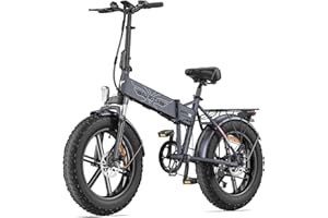 ENGWE Bici Elettrica Pieghevole, 20"×4.0 Fat Tire 7 Velocità Bicicletta Elettrica da 48V 13Ah Batteria Rimovibile, Autonomia di Massima 120KM 250W E-bike da per Ogni Terreno & MTB & Spiaggia & Neve