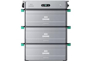 ZENDURE SUPERCHARGED Zendure SolarFlow 2400 AC, Gestion de Puissance Couplé IA AC Système, Gestion du Stockage d'Énergie Domestique, Entrée AC et Sortie 2400W, 17,28kwh Capacité Extenable, TOU, 3*AB3000X Batterie