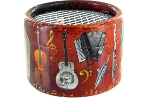 Lutèce Créations Caja de música/Caja Musical de manivela de cartón Adornado - Imagine (John Lenon)