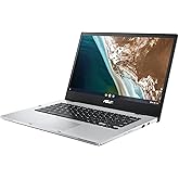 ASUS Chromebook CX1400CKA, Notebook da 14" Anti-Glare, Intel Celeron N4500, RAM 4GB, 128GB eMMC, Intel UHD Graphics 600, Chro