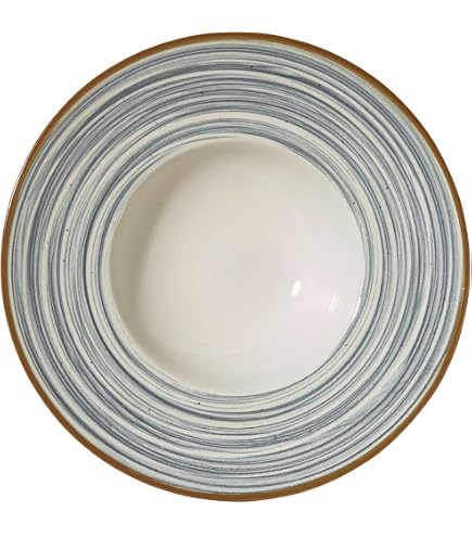 Platos De Postre La Mediterránea Barroc - 12 Unidades, Porcelana, 20 Cm, Multicolor