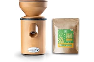‎MOCKMILL Getreidemühle Mockmill Professional 200 | frisches Mehl | Made in Germany |+ 2,5 kg Bio Roggen