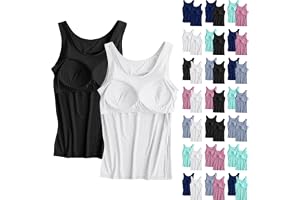 2-pack väst topp kvinnor väst topp med inbyggd vadderad BH UK multipack modal linnen bas ärmlös solida västar rem t-shirt enkel stretch sovande undertröja vardagliga blusar yoga gym träningskläder