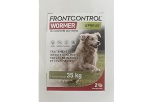 Frontcontrol Vermifuges XL comprimés pour Chiens
