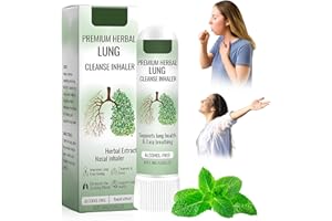 GZGRYTRC 2Pcs Herbal Diffuser Lung Cleanse, Natural Nasal Inhaler for Breathing, Portable Respiratory Care with Herbal Inhaler, Lung Cleansing Spray for Office Workers, Students
