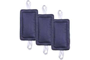 ICObuty Door Silencer Door Jammer Door Closer Cushion Nursery Door Silencer Door Latch Cover 3 Pack for Noise Reducing Quiet Doors Baby Toddler Safety 3.25 x 5.5 Inch (Navy Blue)