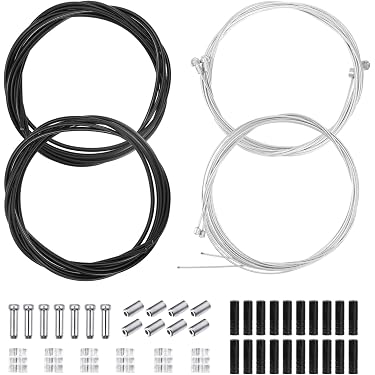 SHIMANO Cable Eléctrico De 950 Mm Para Bicicleta – Funda Pre-lubricada, Multicolor, Universal