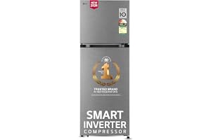 LG 251 L, 2 Star, Frost-Free Smart Inverter Double Door Convertible Refrigerator (GLT2526XWDS, Dazzle Steel, Multi Air Flow Cooling, Smart & Dairy Mode, Convertible Space for More Storage, 2026 Model)