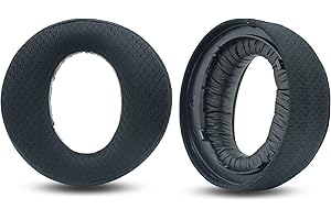 ACCOUTA PS5 wymienne nauszniki do Sony PS5 Pulse 3D bezprzewodowy zestaw słuchawkowy nauszniki - oddychająca tkanina i pianka z pamięcią kształtu zamiennik poduszki do uszu