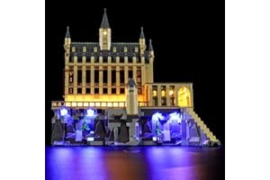 MENZAVA Luz Compatible con LEGO 76435 Castillo de Hogwarts: Gran Comedor Harry Potter. - Kit de iluminación LED para el Modelo de Bloques de construcción (Modelos NO Incluido)