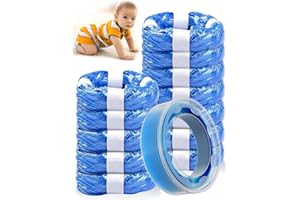 13 Stück PARPAT Nachfüllpackungen für geruchsneutralen Eimer, kompatibel mit Angelcare Windelfresser Foppapedretti & Litter Locker II (13 Beutel & 1 Box)