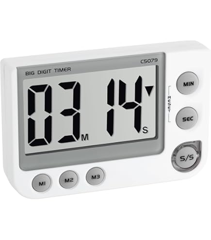 Timer Digitale TFA Dostmann 38.2051.02 | Cronometro, Sveglia | Fino 99h | Magnetica, Con LED - Foto 9