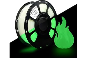 iBOSS Glow In The Dark PLA Filament 1.75mm, Glow In The Dark, Measurement Accuracy: ± 0.02mm, 3D Printing Filament 1kg (2.2lb