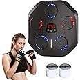 Music Boxing Machine,Wall Mounted Boxing Game with 9 Speeds and 9 Training Modes,Punching Equipment with Bluetooth and USB Charging,Easy to Assemble,Smart Boxing Machine for Parent-Child (Dark Black)