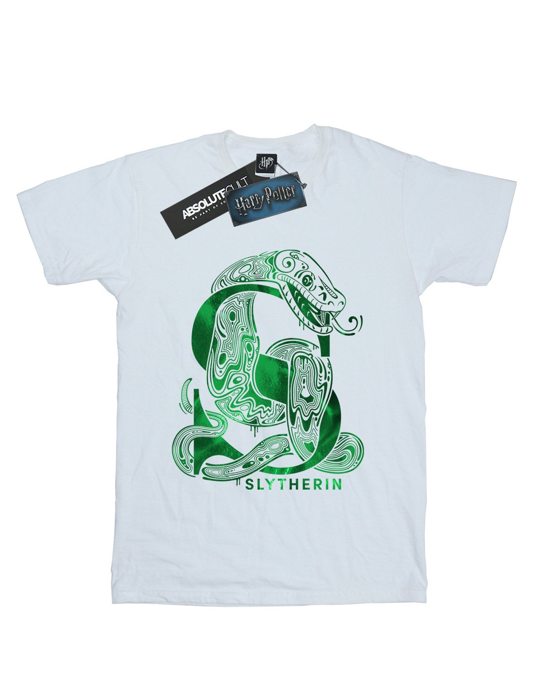 Harry-Potter-Jungen-Slytherin-Snake-T-Shirt