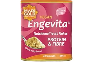 MARIGOLD HEALTH FOODS Marigold Vegan Engevita Nutritional Yeast Flakes with Protein & Fibre, 100g