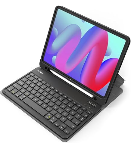 iPad 11 (A16) 2025 Abnehmbare Bluetooth-Tastaturhülle mit Stifthalter | ESR