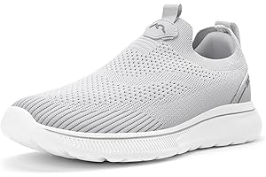 ODCKOI Chaussures de Course Homme Slip on Baskets sans Lacets Baskets Fitness Running Chaussures de Respirante Sport Chaussures
