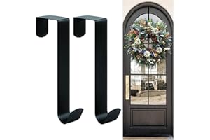 BPTZYLN Christmas Front Door Wreath Hanger Hook for Home Decor - Valentine's & Easter Holiday Mounting