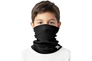 YANIKY Winter Schlauchschal Kinder, Warm Winddichte Loop Schal für Jungen Mädchen Sport, Atmungsaktiver Neck Gaiter