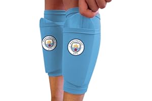 Hy-Pro Officially Licensed Shin Pad With Sock Sleeve, Junior - Shin Guard, Breathable, Lightweight, Durable, Protective Gear, Merchandise, Great Football Gift Idea