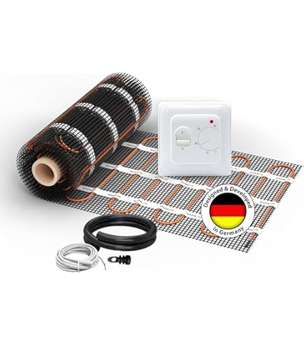 Magnum Mat elektrische vloerverwarming set - 2500 watt - 20 m2 - met WiFi thermostaat wit