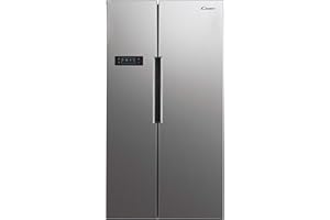 Candy CHSVN174X Réfrigérateur Side by Side - No Frost, 521L, Inox, Classe A++