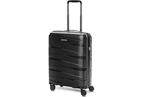 REDOLZ Hartschalen Kabinen-Koffer | Kleiner Trolley 40 x 20 x 55 cm aus hochwertigem, leichtem Polypropylen Material | 4-Rollen & TSA (Essentials 10)