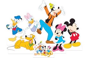 Star Cutouts Ltd TT015 Mickey Mouse and Friends Table Top Pack Perfect for Parties, Weddings and Events, Multi Colour
