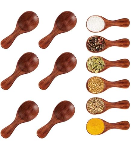 Lot De 10 Mini Cuillères Inox 7,5 Cm Pour épices - Cuillères à Condiments Mignonnes Pour Sel, Sucre, Miel
