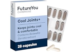 Cool Joints+ Boswellia Serrata Capsules – 28 Day Supply for Comfortable Joints – Boswellia and Manganese Supplement by FutureYou Cambridge