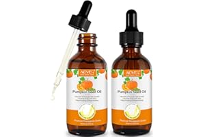 NVXNMSD Aceite de semilla de calabaza orgánico Pumpkin Seed Oil para el crecimiento del cabello - Aceite de calabaza sin refinar para el cabello, la piel, la cara, nutritivo y fortalecedor (120 ml)