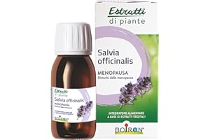 BOIRON Estratti di Piante Salvia Officinalis - Integratore Alimentare, Ingredienti 100% di Origine Naturale, Disturbi Menopausa, Regola la Sudorazione, Estratto Idroalcolico - Flacone da 60 ml (1x60 ml)