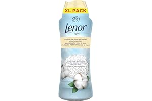 Lenor UNstoppables Perlas de Perfume para la Ropa, 41 Lavados (495g), Suavizante con Fragancia Frescor Algodon, Potenciador de Frescor