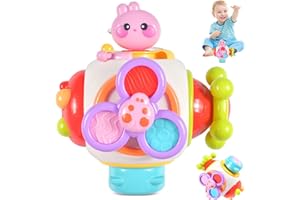 Lemotoy Busy Ball Puzzle Grab Ball,Montessori Baby Toys 6 12 Months,Sensory Toys for Babies,Baby Busy Ball Puzzle Grab Ball,Educational Learning Sensory Toys for Boys Girls Baby Gifts