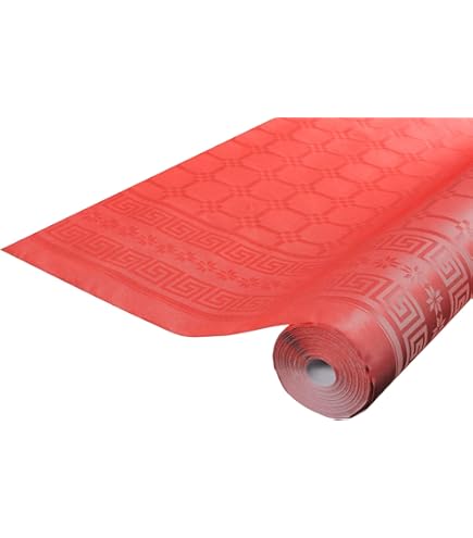 Tovaglia Di Carta Damascata In Rotolo Color Argento 6 M - Vegaooparty - Foto 3