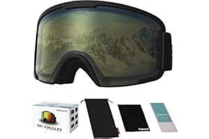 OUTDOORSPARTA OTG Ski Goggles - Over Glasses Ski/Snowboard Goggles for Men, Women & Youth - 100% UV Protection & Anti-glare