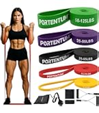 SHL PRO Elastiche Resistenza Band, Set Di 5 Con Kit Di