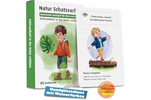 Bebelein - Finde es Spiel I Draußen die Natur neu entdecken I Entdecker Spielzeug & Kinderspiel I Outdoor Schatzsuche für Kinder Spiele ab 4, 5, 6, 7, 8 Jahre I Geschenk für Mädchen und Junge