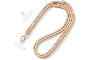 MORSUNBELA Handykette, 3-in-1 Handykette Universal Handyband zum Umhängen, Handy Umhängeband Verstellbares (17 cm - 80 cm) für Handyhülle etc.