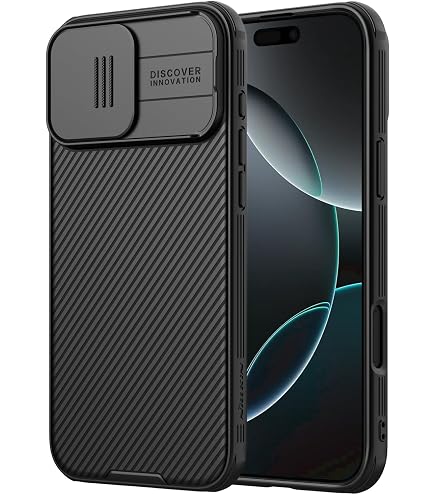 IPhone 16 Pro Hülle Mit Magnetischem Kameraschutz & Drehbarem Ständer - Stoßfestes Bumper Case