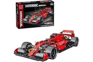 Auspcers Technic Auto Da Corsa Formula 1 FRR-F1 Racer, 1100 Pezzi 1:10 Auto Sportive Modello Da Collezione, Compatibile con Lego Technic