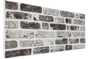 DELLEDECOR 3D Brick Effect Wall Panels Decorative Wall Ceiling Tiles CLADDING POLYSTYRENE Panel Tile 50x100cm (ST105)