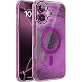 Minesk iPhone 16 Plus i&ccedil;in ShineMag Serisi MagSafe ile Uyumlu G&ouml;z Alıcı ve Şık Metalize Arka Tasarım Y&uuml;ksek Kalite Materyal P