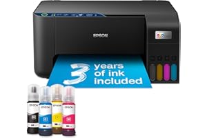 Epson EcoTank ET-2861 A4 Multifunction Wi-Fi Ink Tank Printer, With Up To 3 Years Of Ink Included , Black