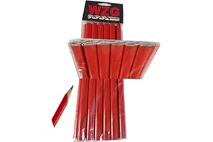 ‎WZ-GATZE WZ-Gatze Zimmermannsbleistifte, 180 mm, Bleistift, Anreißbleistift, Baubleistift, Stift (12)