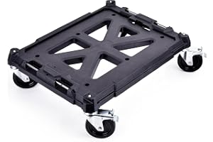 L-BOXX skoter, transportvagn för verktygslåda upp till 200 kg med broms | för L-BOXX G och G4, XL-BOXX och L-BOXX Contractor, upp till 200 kg, 4 x 100 mm styrhjul, 2 bromsar, 559 x 432 x 170 mm